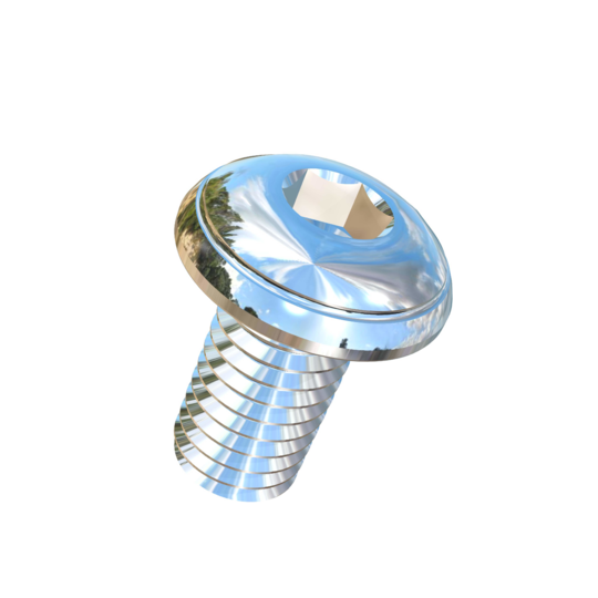 Titanium #10-32 X 3/8 UNF Button Head Socket Drive Allied Titanium Machine Screw